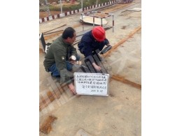 云南，紅河州建水至元陽高速公路土建工程，螞蝗塘匝道鋼箱梁焊縫檢測現(xiàn)場作業(yè)